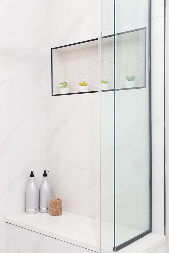 USA - Ready for Tile Niche Preformed Bathroom Recess It Shower Shampoo Shelf (16" X 32")