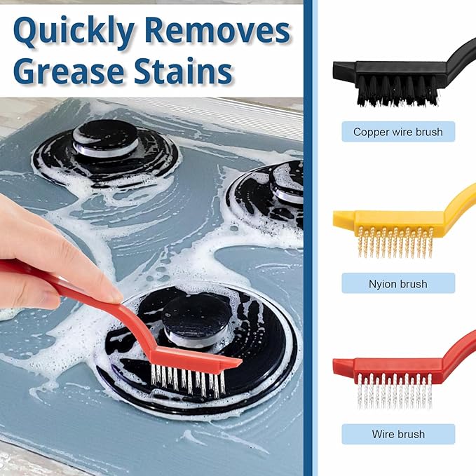 12 Pack Cleaning Brush Tools for Kitchen, Bathroom, Cup,Window