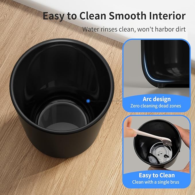 Toothbrush Cup 10.5oz Reusable Unbreakable Bathroom Tumbler 2 PCS, Easy to Clean Plastic Bathroom Cup Toothbrush Holder for Bathroom Counter Organizer