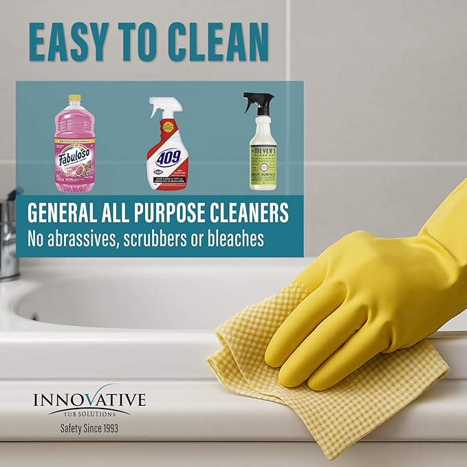 Tub Guard Anti Slip - White Bathtub & Shower Grip Textured Non Slip Coating for Slippery Tubs or Shower Floors - 1 Gallon (60 Tubs or Shower Pans)
