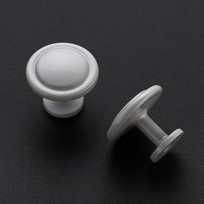 Ravinte 40 Pack 1-1/4 inch Kitchen Cabinet/Drawer/Dresser Knobs Grey Zinc Drawer Pulls/Handles