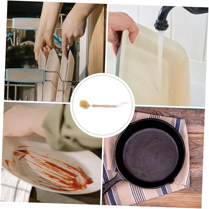 Long-Handled Pot Brush Grout Brush for Home Decor Accessories for Cookware Pot Cleaning