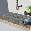 Under The Sink Mat, 24 X 36 in, Durable & Waterproof Premium Mats to Protect Kitchen & Bathroom Cabinets, Absorbent & Easy to Clean Shelf Liner, Black
