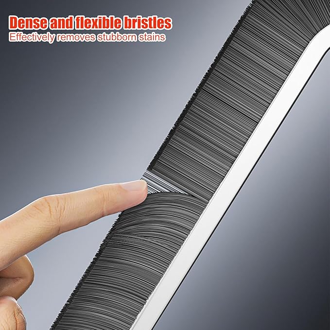5Pcs Crevice Cleaning Brush, Grout Scrub Brush Built-in Scraper, Hard Bristle Gaps Cleaning Tool, Multifunctional House Clean Supplies for Kitchen, Bathroom, Corner, Sink, Cup, Teapot, Bottle, Blender