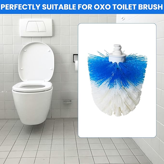 Toilet Brush Refills for OXO + Electric Spin Handle for Scrub Daddy/Mommy Sponges