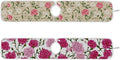 2 PCS Kitchen Sink Splash Guard 30 Inch Faucet Mat for Kitchen Sink Bathroom Sink Faucet Absorbing Drip Drain Mat Pad Microfiber Soft Washable Beige and Pink Carnation