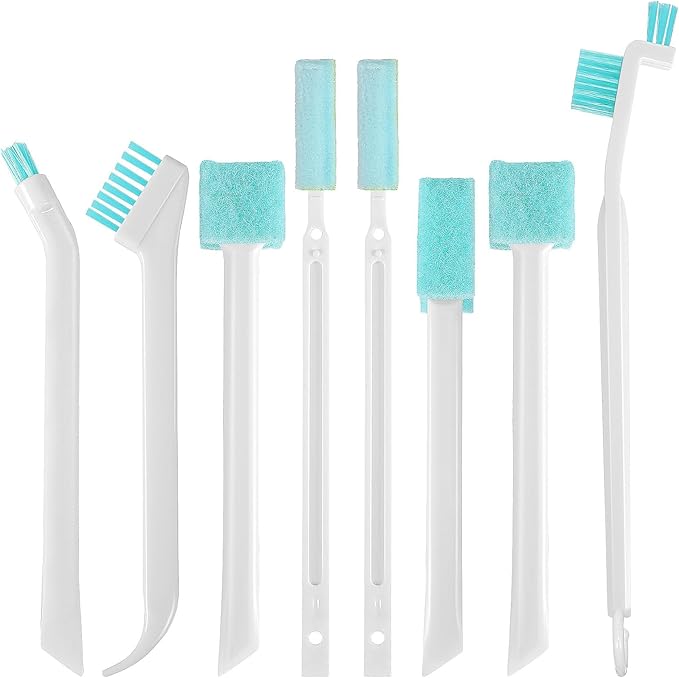 ARTIBETTER Household Cleaning Brush Set 8pcs Small Hard Bristle Bottle and Window Track Cleaner Tools for Kitchen, Bathroom, and Household Use