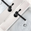 16 Inch Stone Faucet Mat for Kitchen Sink,Kitchen Sink Splash Guard-Water Absorbing Stone Tray for Sink,Super Absorbent, Diatomite Protector with Drainage for Kitchen Bathroom Counter(White）