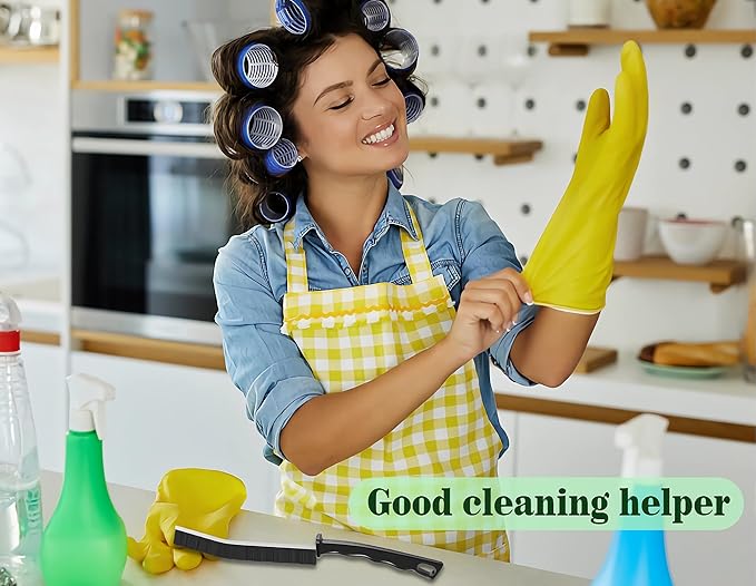 Hard Bristle Crevice Cleaning Brush for Small Spaces Cleaning, Thin Gap Cleaning Tool to Clean The Dead Corners for Kitchen Surfaces, Bathroom, Windows Sill Groove, Tiles, and Faucets, 5pcs Mixed