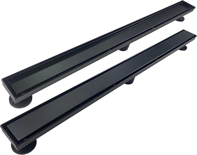72 Inch Linear Shower Drain,Rectangle Shower Floor Drain, with Removable 2-in-1 Tile Insert Grate Cover and SUS304 Stainless Steel CUPC Certificate(72 inch)