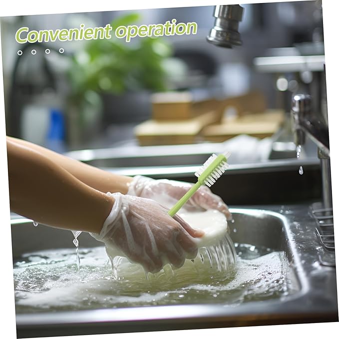 Cabilock 10pcs Small Cleaning Brush for Soy Milk Machine Ergonomic Nylon Bristles for Safe Cleaning of Kitchen Appliances for Toasters Sinks and Tile Grout