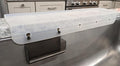 SiliSink XL Silicone Sink Edge Guard for Kitchen Sink - Fits 3.75” - 4” Wide - The Original Stone Protector with Sponge Caddy - Splash Guard, 20” Frosted Matte