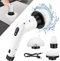 Electric Spin Scrubber, Cordless Cleaning Brush Scrubber with 3 Replaceable Brush Heads, Waterproof Bathroom Scrubber, Tub and Floor Tile 360 Power Scrubber Dual Speed for Bathroom Tub Tile Floor Car