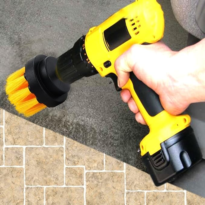 New Quick Change Shaft Shower, Tub, and Tile Power Scrubber Brush by DUOSHIDA