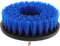 SUPVOX Electric Drill Brush Set 5-Inch Hollow Round Floor Cleaning Brush Heads Replacement for Home Tool Portable Electric Drill Cleaning Accessories Blue