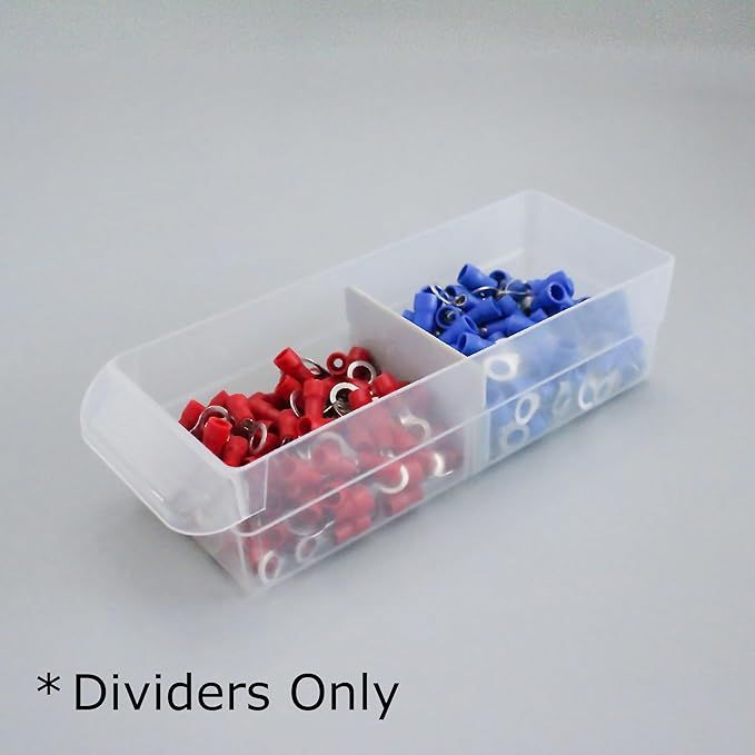 (32-Pack) Small Drawer Dividers compatible with Craft Cabinet and Hardware Storage Organizers, (Dividers Only)