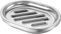 Kitchen Soap Holder,Stainless Steel Soap Dish with Draining Tray,Double Layer Stainless Steel Sponge Holder,Soap Box for Bathroom and Bathtub
