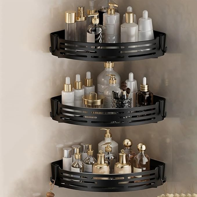 3-Pack, Shower Kitchen Organizer, Caddy Bathroom Caddy Waterproof Large Capacity Plastic Hanging Accessories Storage，A