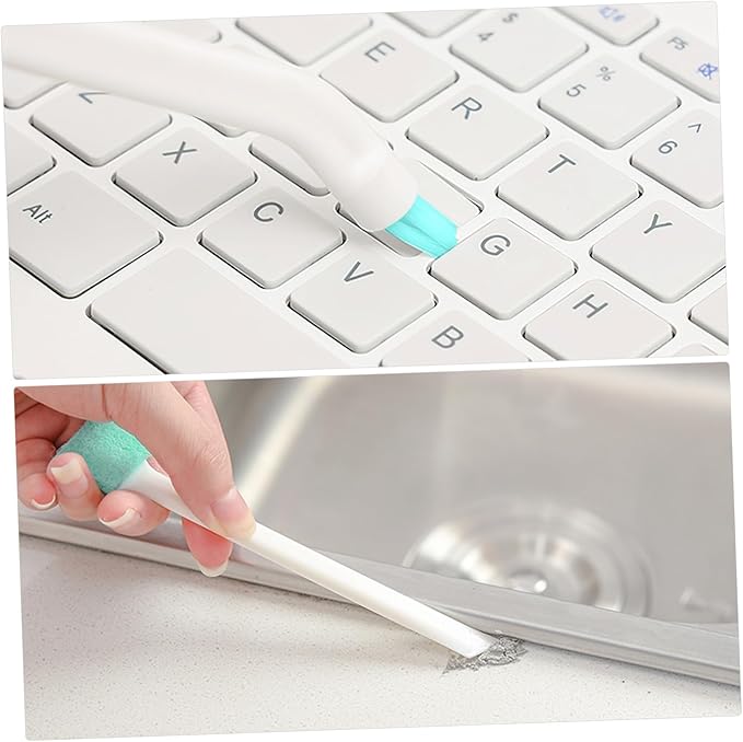 GARVALON Ergonomic Handle Cleaning Brush for Cleaning Grout Brush Shower Cleaner Bottle Cleaner Tool