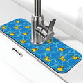 Duck Sunglasses Yellow Cool 15" X 5.5" Kitchen Sink Splash Guard Faucet Faucet Guard Draining Mat Sink Splash Guard Faucet Kitchen Bathroom