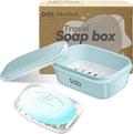 Travel Soap Case, Leakproof Soap Container with Lid, Portable Bar Soap Holder for Traveling, Soap Dishes for Bathroom, Shower, Gym, School, Camping, Vacation, Outdoor