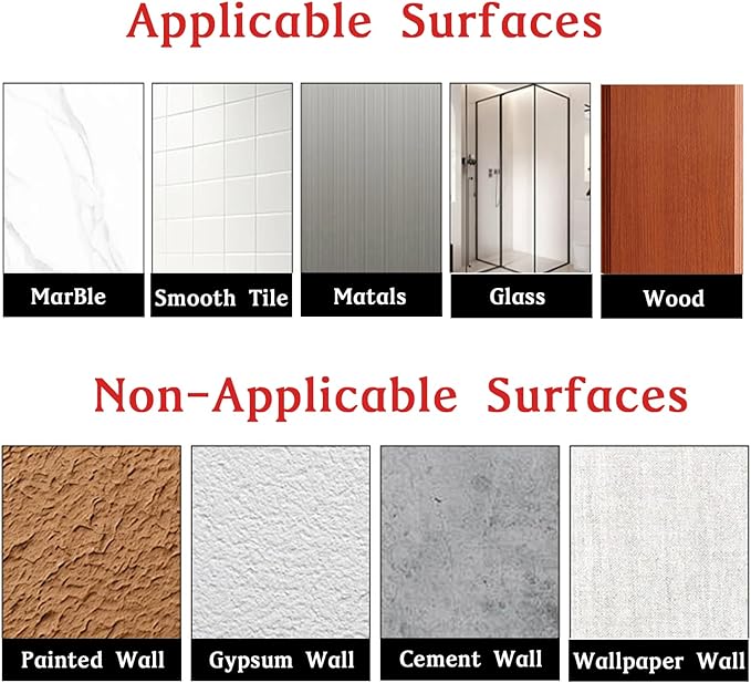 Suction Cup Hooks for Wreaths on Glass, 2025 New No Drill Suction Cup Hooks for Shower Wall Hanging Towels, Suction Cup Wreath Hanger Holder for Glass Door Window Mirrors Bathroom (Black)