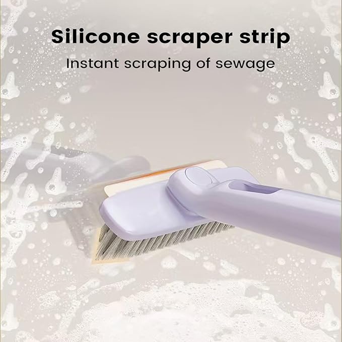 Small Crevice Cleaning Brush,360-degree Rotating Grout Scrubbing Brush - Multifunctional Crevice Cleaner - for Shower Bathroom Toilet Kitchen Home Industrial Floor Tile Wall Window