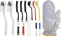 16PCS Crevice Cleaning Brush Set for Deep Cleaning Bathroom, Kitchen, Corner, Grout, Sink, Cup, Teapot, Blender, Bottle, Tight Spaces