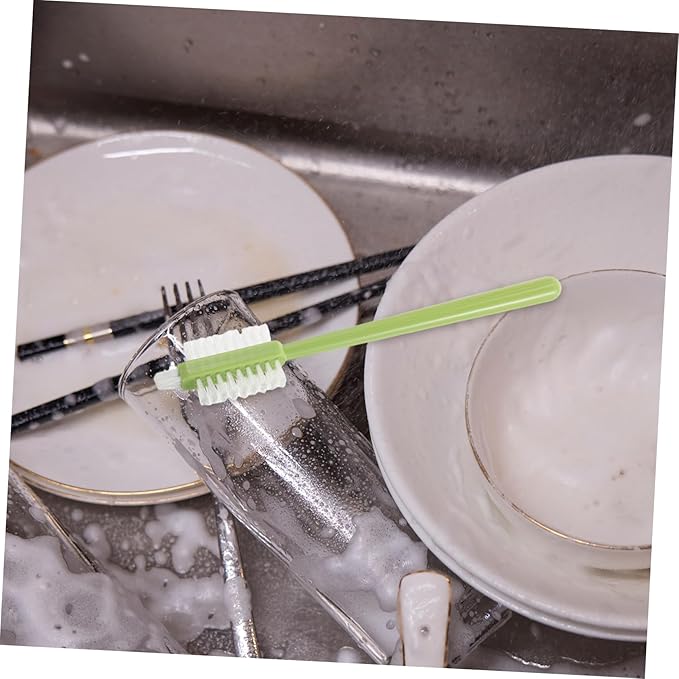 Cabilock 10pcs Small Cleaning Brush for Soy Milk Machine Ergonomic Nylon Bristles for Safe Cleaning of Kitchen Appliances for Toasters Sinks and Tile Grout