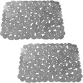 Kitchen Sink Protector Mats, Kitchen Sink Mats, Adjustable Pebble, Grey