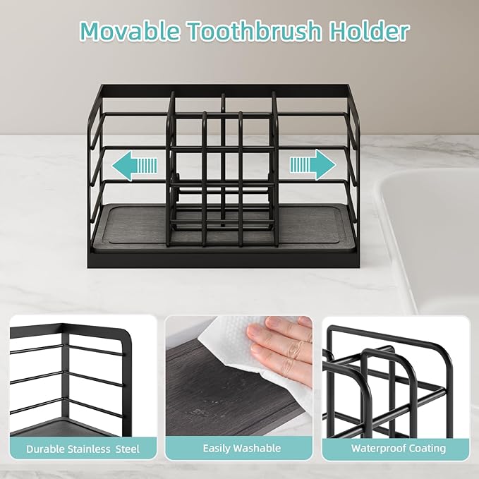 Toothbrush Holder (Black- M)