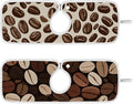 2 PCS Kitchen Sink Splash Guard 14.9 Inch Faucet Mat for Kitchen Sink Bathroom Sink Faucet Absorbing Drip Drain Mat Pad Microfiber Soft Washable Brown Coffee Beans