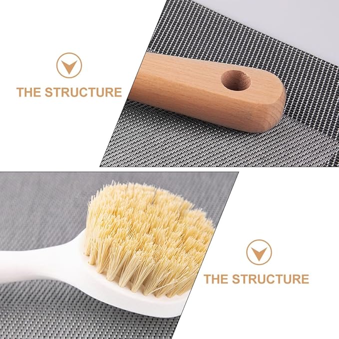 3pcs Craftsmanship Kitchen Brush Grout Scrubber Dish Scrub Tub Scrubber Wire Brush