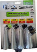Chef's Choice Japan International Commerce Sonic Scrubber Brush Set for Kitchen & Home