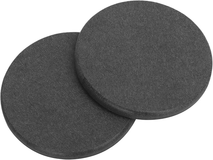 40 Pack 4 Inch Round Diatomaceous Earth Coaster, Versatile Water Absorbent Diatomite Coaster, Premium Water Absorbing Bath Stone Mat for Modern Home