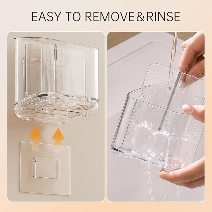 Electric Toothbrush Holder，Toothbrush and Toothpaste Holder for Bathroom,3 Slots Toothbrush Organizer with Adjustable Dividers for Bathroom/Kitchen/Office/Kids