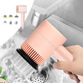 Electric Spin Scrubber, Electric Cleaning Brush with 6 Brush Heads, Rotating Head Powerful Spin Scrubbers, Multipurpose Electric Cleaning Brush for Kitchen Bathroom and Floor