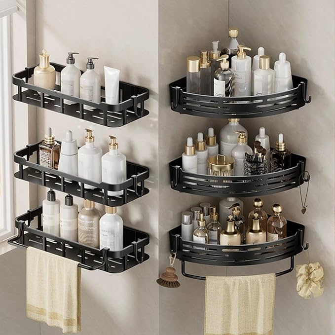 3-Pack, Shower Kitchen Organizer, Caddy Bathroom Caddy Waterproof Large Capacity Plastic Hanging Accessories Storage，B