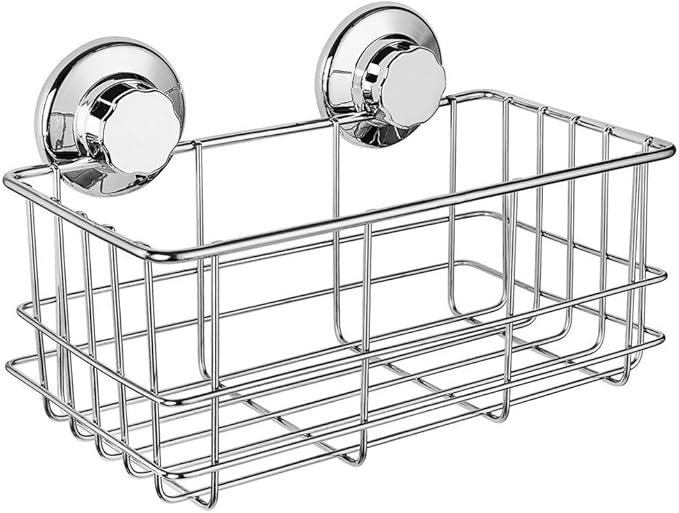 SANNO Powerful Vacuum Suction Cups replacement for Shower Caddy, Sope dish,Double Hooks- Set of 2