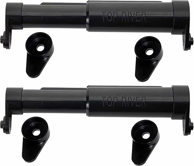 Toilet Paper Holder with Extender Adaptor, Fit Double Rolls and Triple Rolls, Multipurpose Toilet Paper Holder,Black (Set of 2)