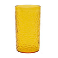 G.E.T. 3316-Y-EC Heavy-Duty Shatterproof Plastic Pebbled Tumbler, 16 Ounce, Yellow (Set of 4)