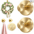Upgraded Suction Cup Hooks for Shower, Heavy Duty Removable Towel Hooks for Bathroom Glass Door Wall, Stainless Steel Shower Hooks for Towel & Loofah (2 Pack, Gold)