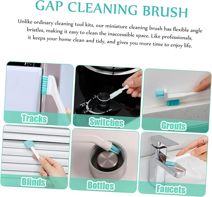 Multi-Function Cleaning Brush Brush Bottle Dish Scrubber Shower Scrubber Grout for Household Cleaning