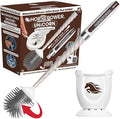 Horsepower Unicorn Electric Toilet Brush – Motorized 360° Silicone Bristles, Rechargeable Cordless Power for Effortless Deep Cleaning – AS-SEEN-ON-TV