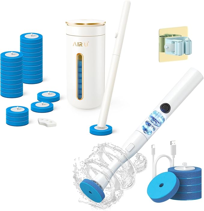 AIR U+ Disposable Toilet Brush + Electric Toilet Brush