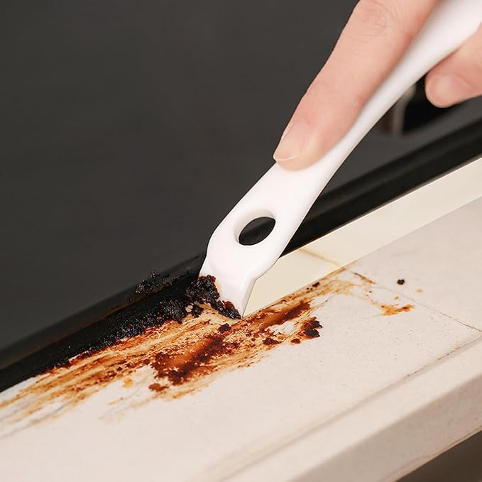 2PCS Cleaning BRUSHRS,BBQ Accessories Cleaning Brush,Grout Brush for Edge, Crevice Cleaning,Grout Cleaning Tool for Tile, Floor, Shower, Bathroom, Wall, Windows