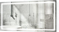 Krugg | Large 66 Inch X 36 Inch LED Bathroom Mirror | Lighted Vanity Mirror Includes Dimmer & Defogger | Wall Mount Vertical or Horizontal Installation