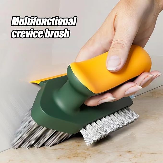 Crevice Cleaning Tool | Narrow Scrubber | with Handle Small Cleaning Brushes for Tight Spaces,for Shower Kitchen Floor Tub Grout Household Countertop
