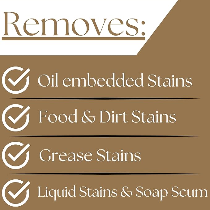 GEODE Natural Stone Grout Cleaner for tile floors - non-damaging, deep cleaner safe for Marble, Limestone, Travertine, Ceramic - Industrial Strength Tile, Stain Remover, Powerful Formula (Gallon)
