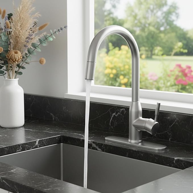 Kitchen Sink Hole Cover Sink Faucet Hole Cover Stainless Steel Deck Plate Escutcheon Plumbing Covers Plates 1 or 3 Holes Long Rectangle Covers Plates 9.5" Deck Plate Kitchen Faucet or Bathroom